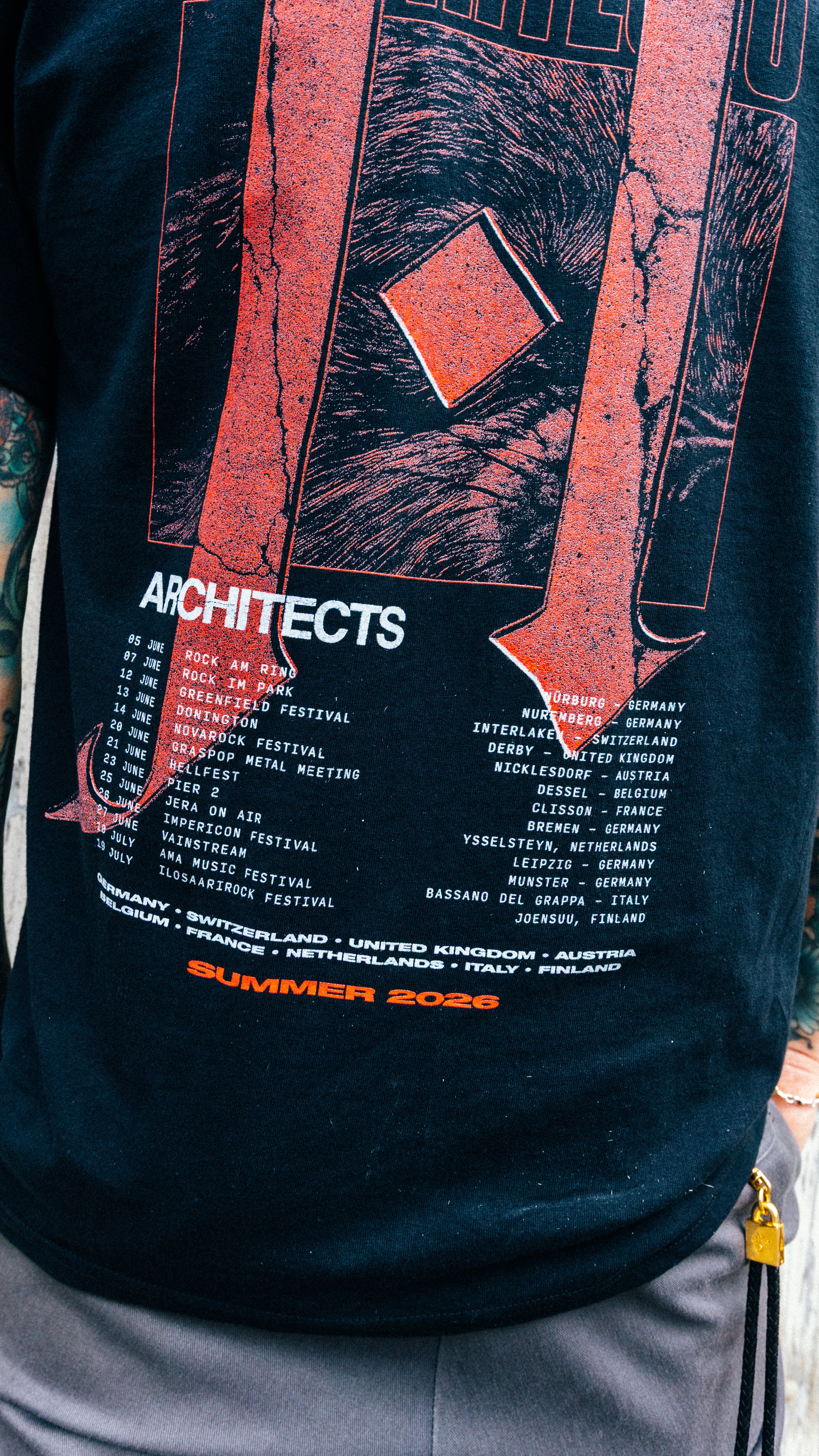 architects-pack-leader-tour-t-shirt-wolf-baumwolle image 5