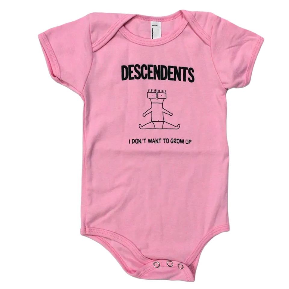 descendents-i-don-t-want-to-grow-up-baby-body-rosa image 1