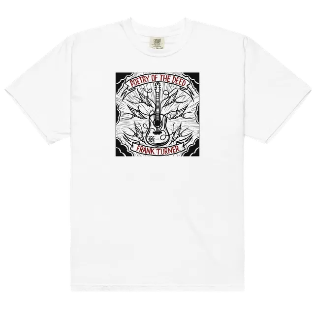 frank-turner-poetry-of-the-deed-t-shirt-wei-baumwolle image 1