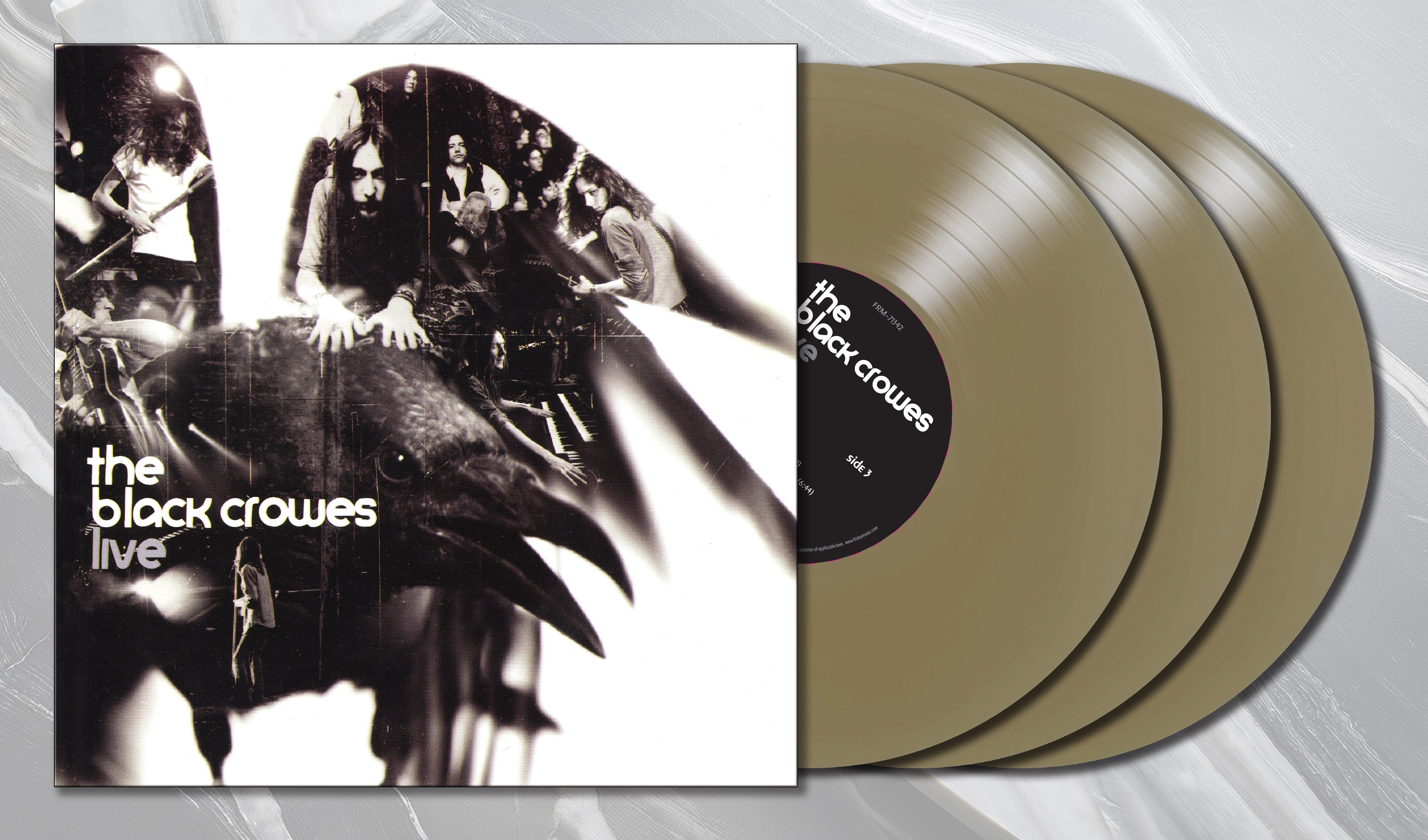friday-music-rock-the-black-crowes-live-3lp-gold-vinyl-box image 1