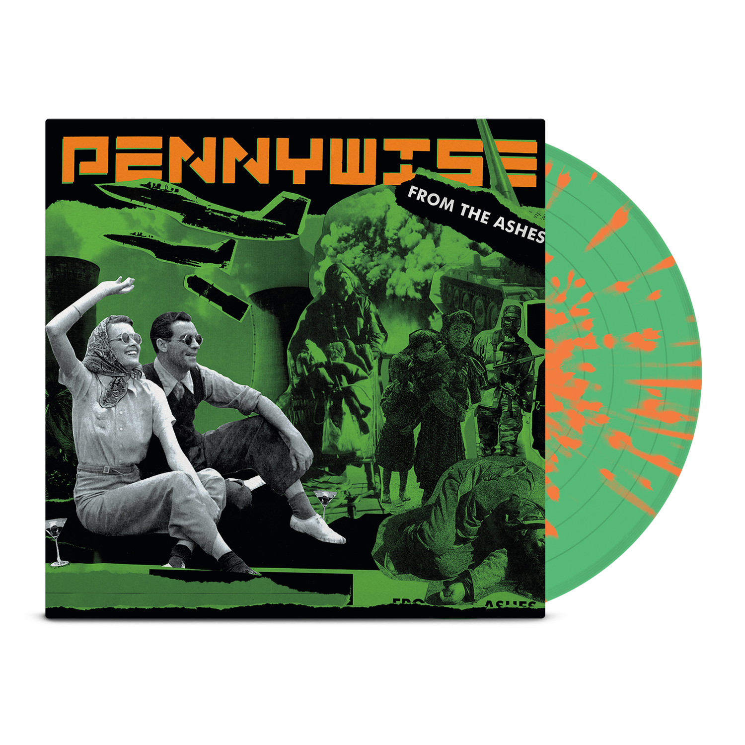 pennywise-from-the-ashes-lp-gr-n-splatter-vinyl image 1