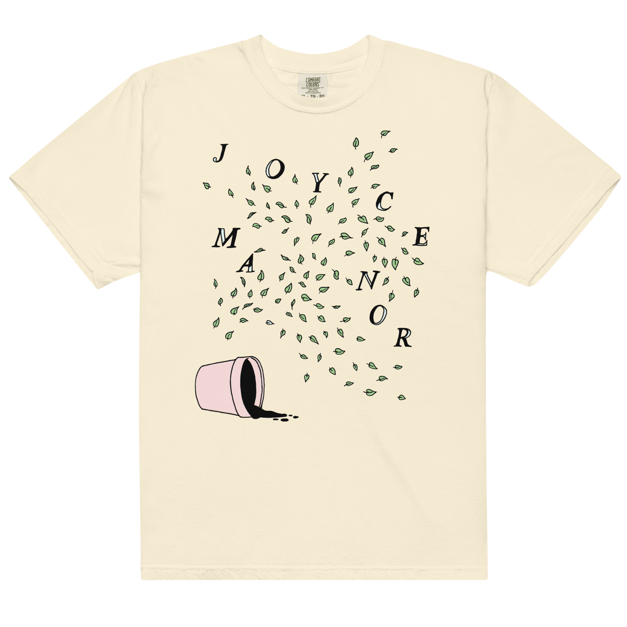 joyce-manor-plants-t-shirt-natural-kurzarm-baumwolle image 1