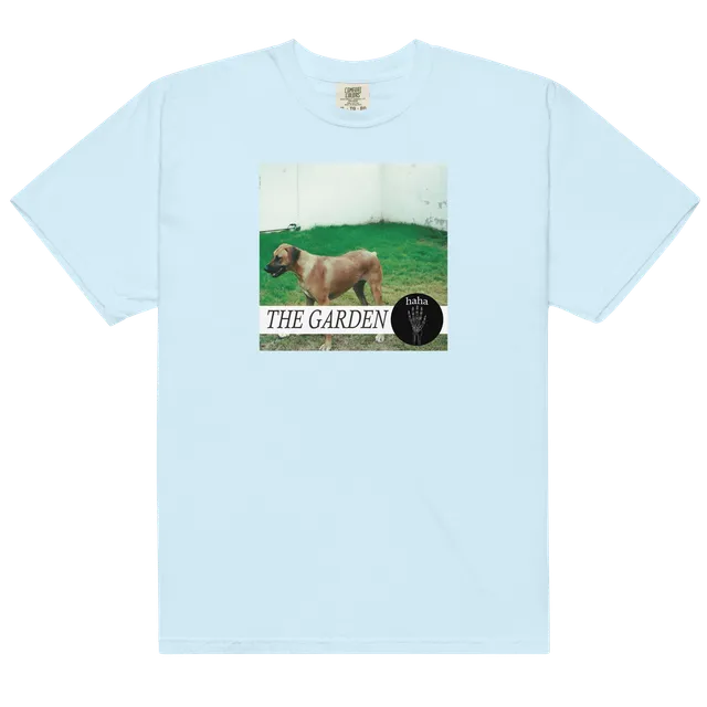 haha-t-shirt-light-blue-baumwolle-album-wei-blau image 1