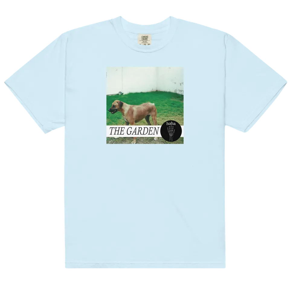 haha-t-shirt-light-blue-baumwolle-album-wei-blau image 1