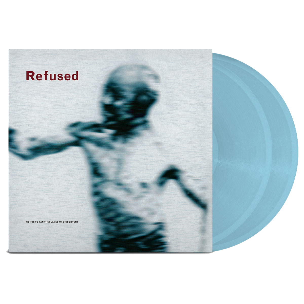 refused-songs-to-fan-the-flames-25th-2xlp-baby-blue-vinyl image 1