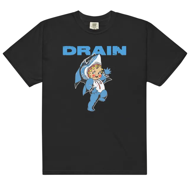 drain-kewpie-t-shirt-schwarz-baumwolle image 1