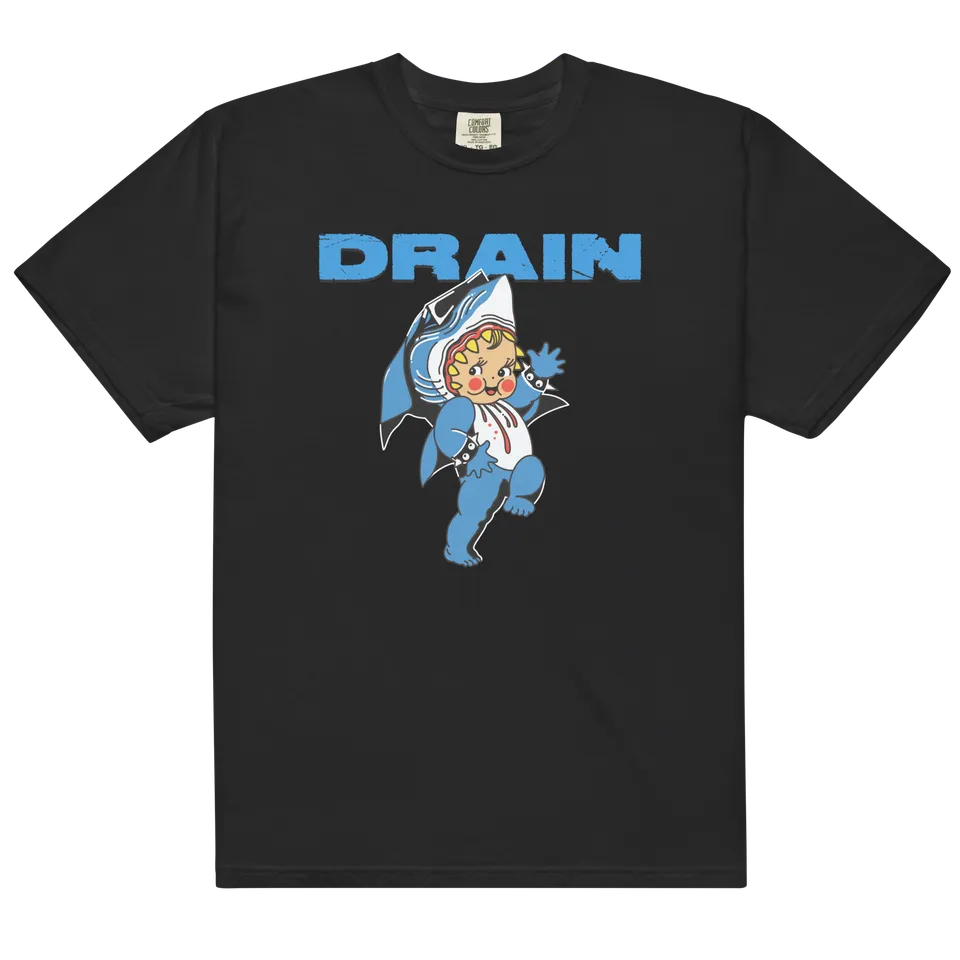 drain-kewpie-t-shirt-schwarz-baumwolle image 1