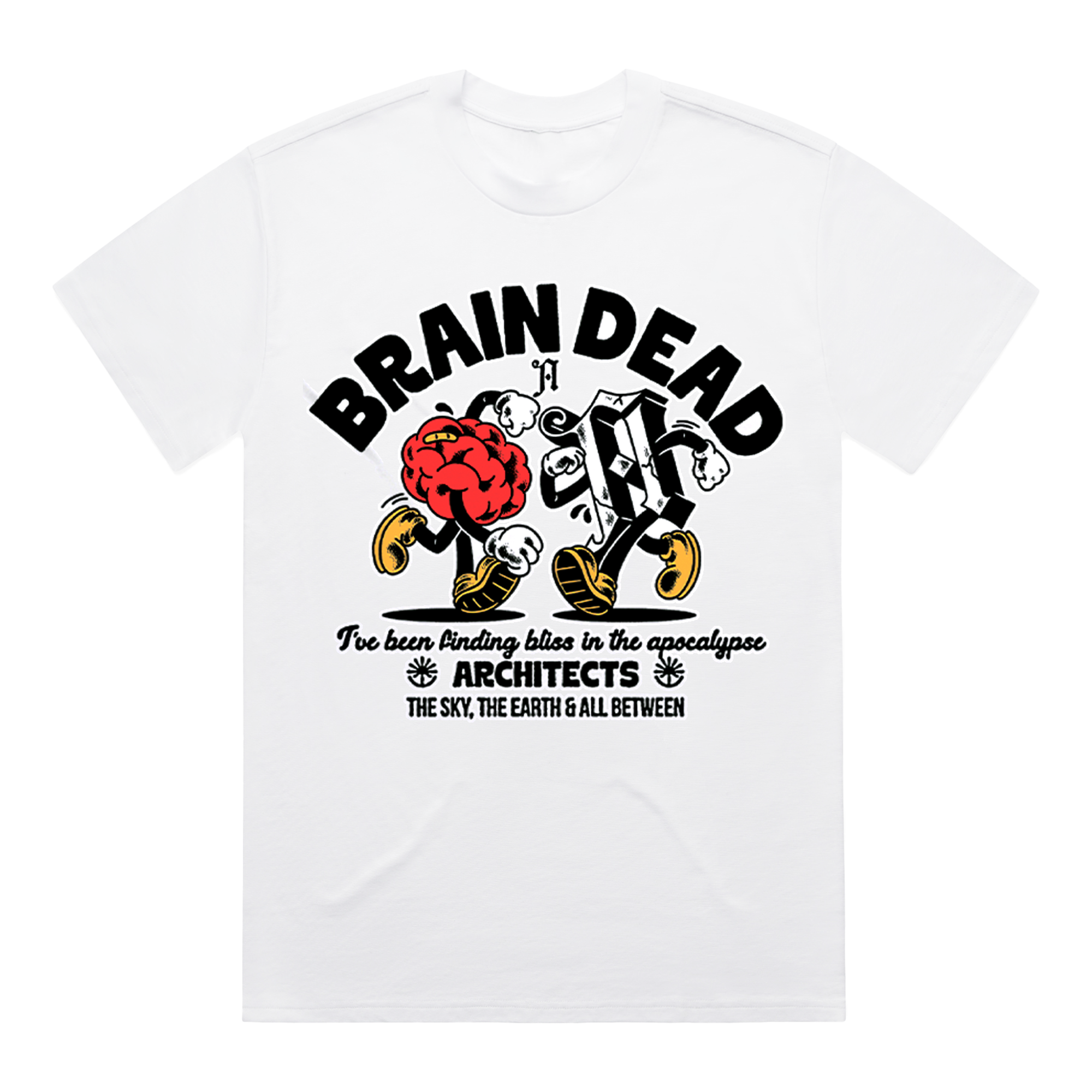 architects-brain-dead-t-shirt-wei-heavyweight-baumwolle image 1