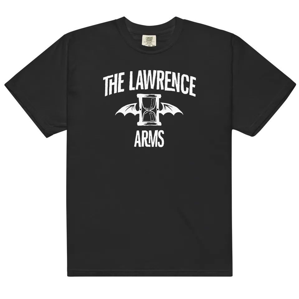 the-lawrence-arms-flappy-logo-t-shirt-schwarz-baumwolle image 1