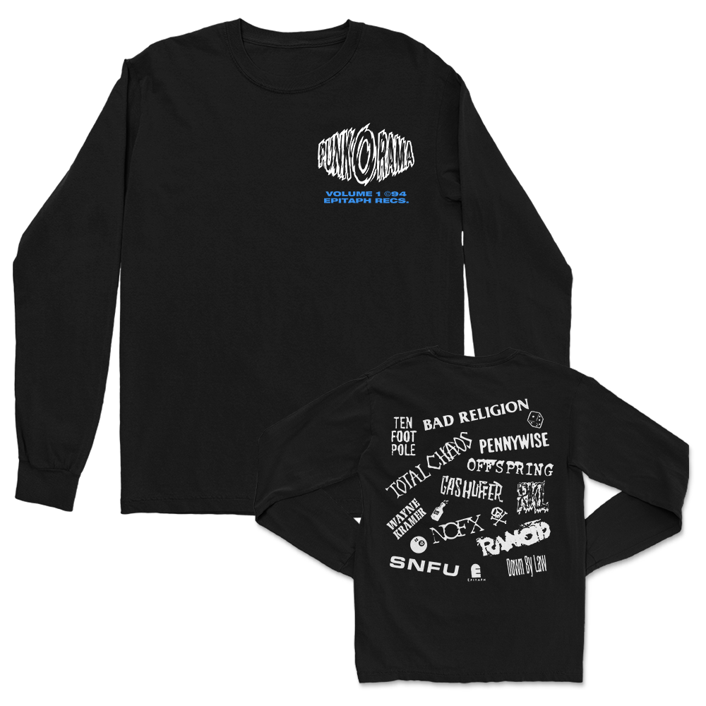 epitaph-punk-o-rama-vol-1-logos-longsleeve-schwarz-baumwolle image 1