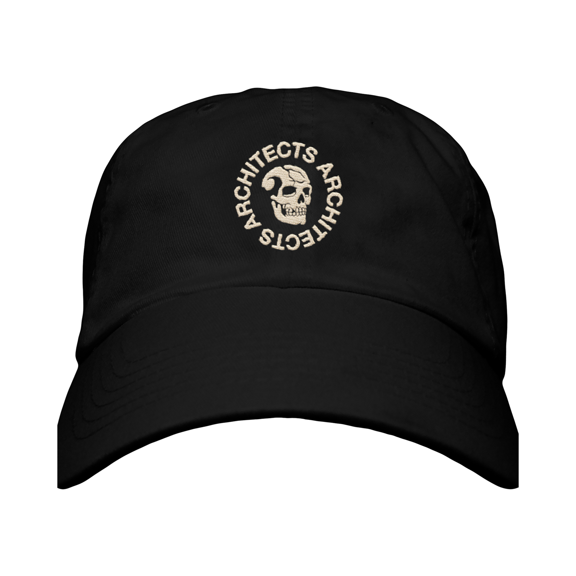 architects-skull-cap-schwarz-bestickt-baumwolle-unisex image 1