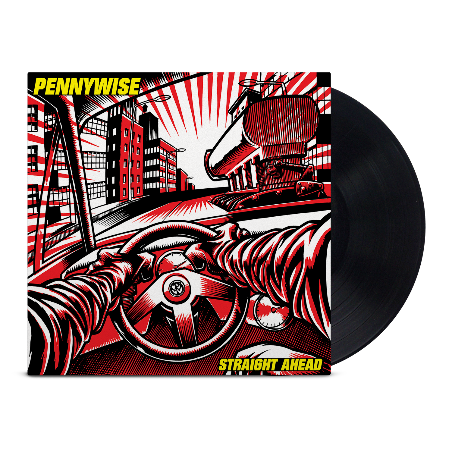 pennywise-straight-ahead-lp-vinyl-schwarz-12-zoll-punkrock image 1