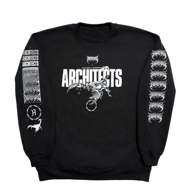 architects-scorpion-eu-2024-tour-black-crewneck image 1