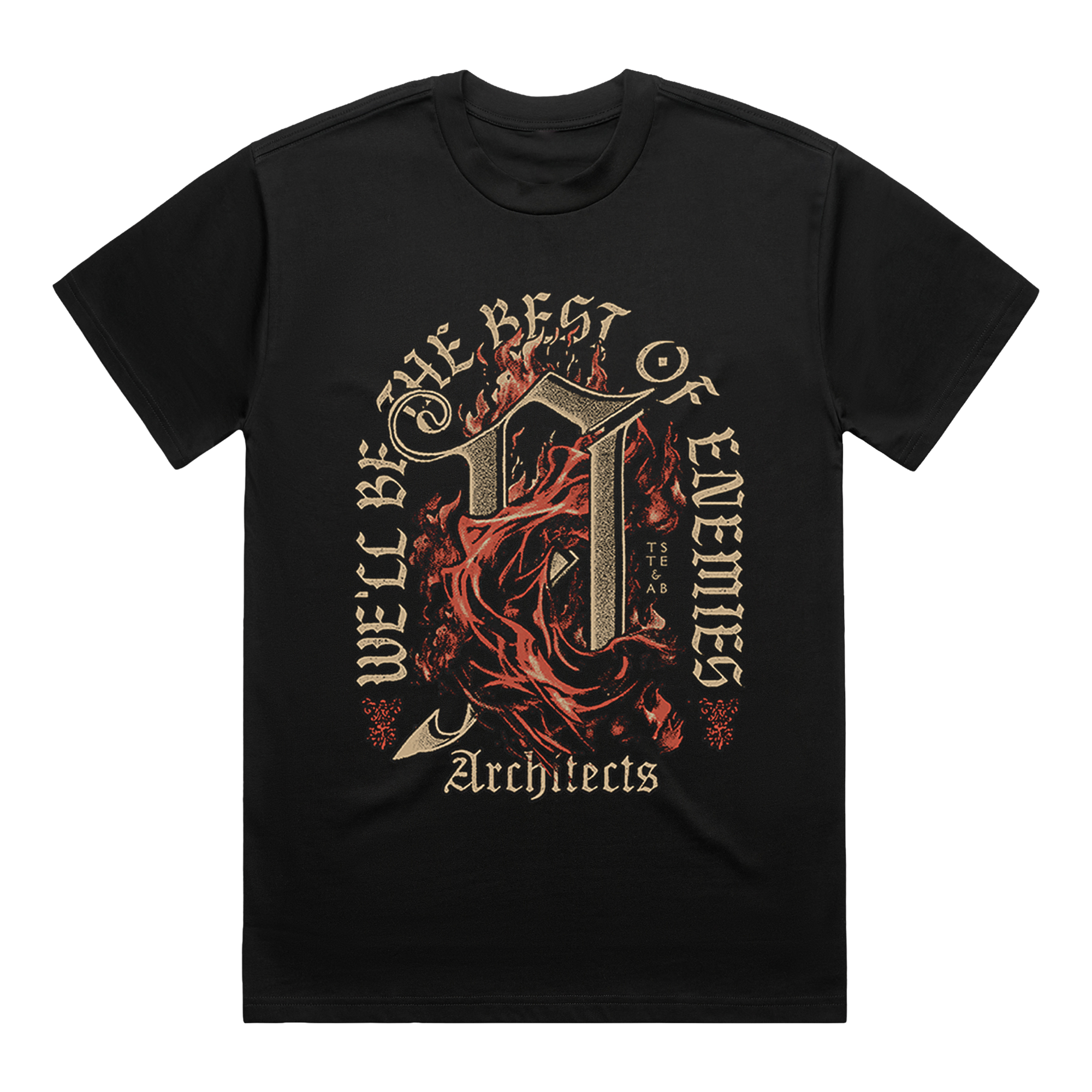 architects-best-of-enemies-t-shirt-frontprint-schwarz image 1