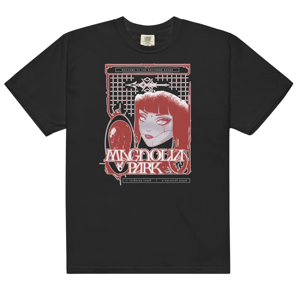 ophelia-t-shirt-schwarz-nocturne-nexus-baumwolle image 1
