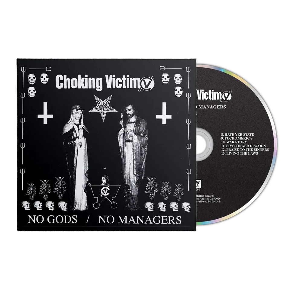 choking-victim-no-gods-no-managers-cd-album-2 image 1
