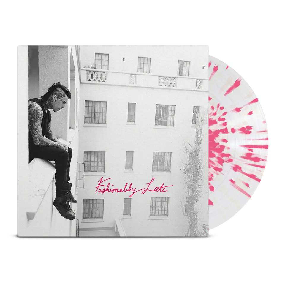 falling-in-reverse-fashionably-late-lp-vinyl-clear-pink-splatter image 1