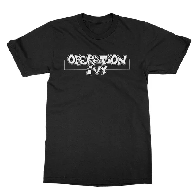 operation-ivy-logo-t-shirt-schwarz-baumwolle image 1