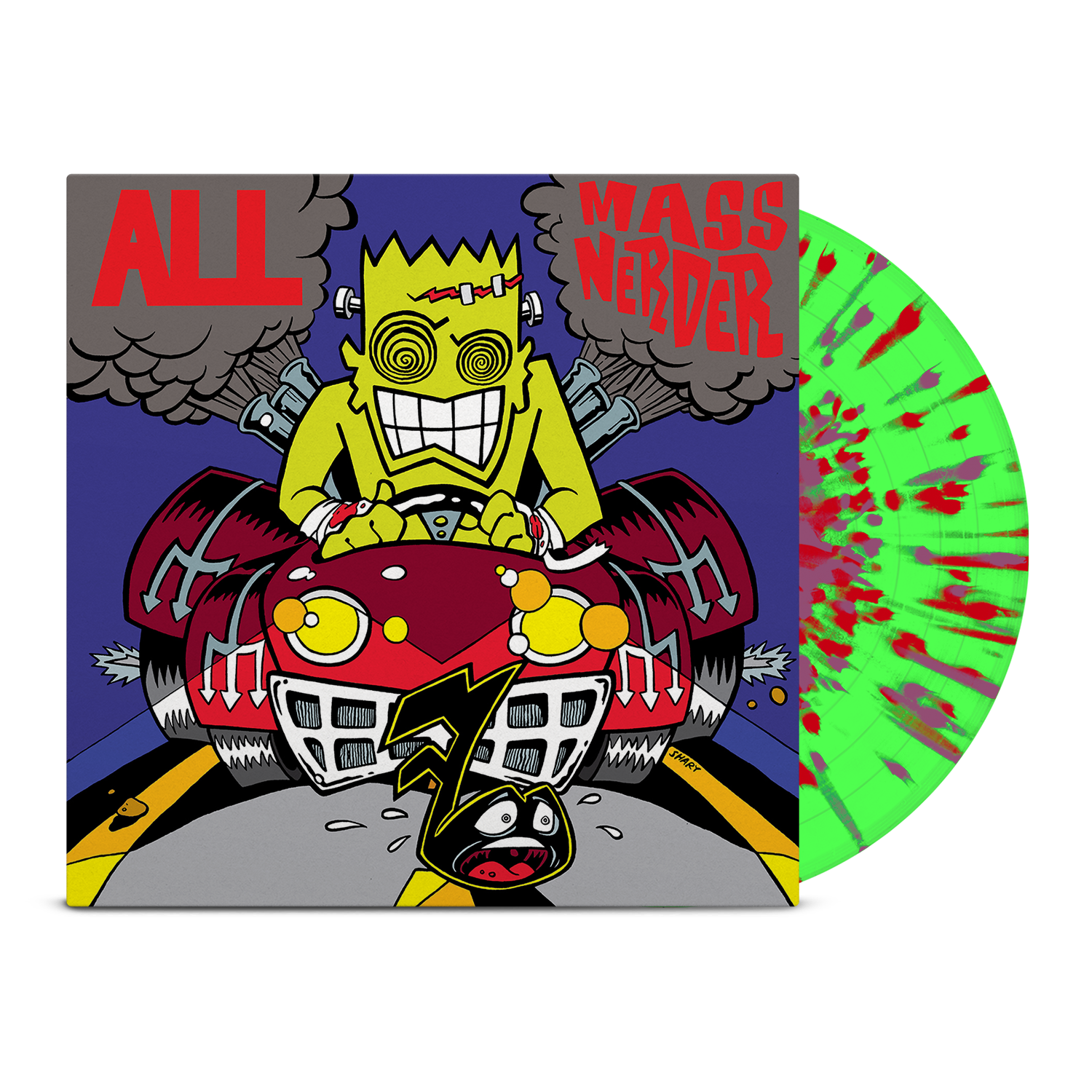 all-mass-nerder-vinyl-lp-farbig-splatter-limitiert image 1