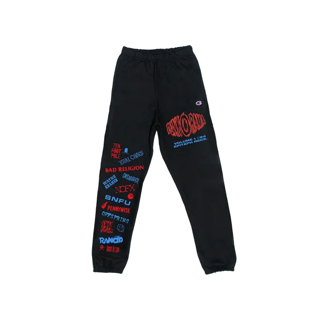 epitaph-punk-o-rama-vol-1-logos-sweatpants-schwarz image 1