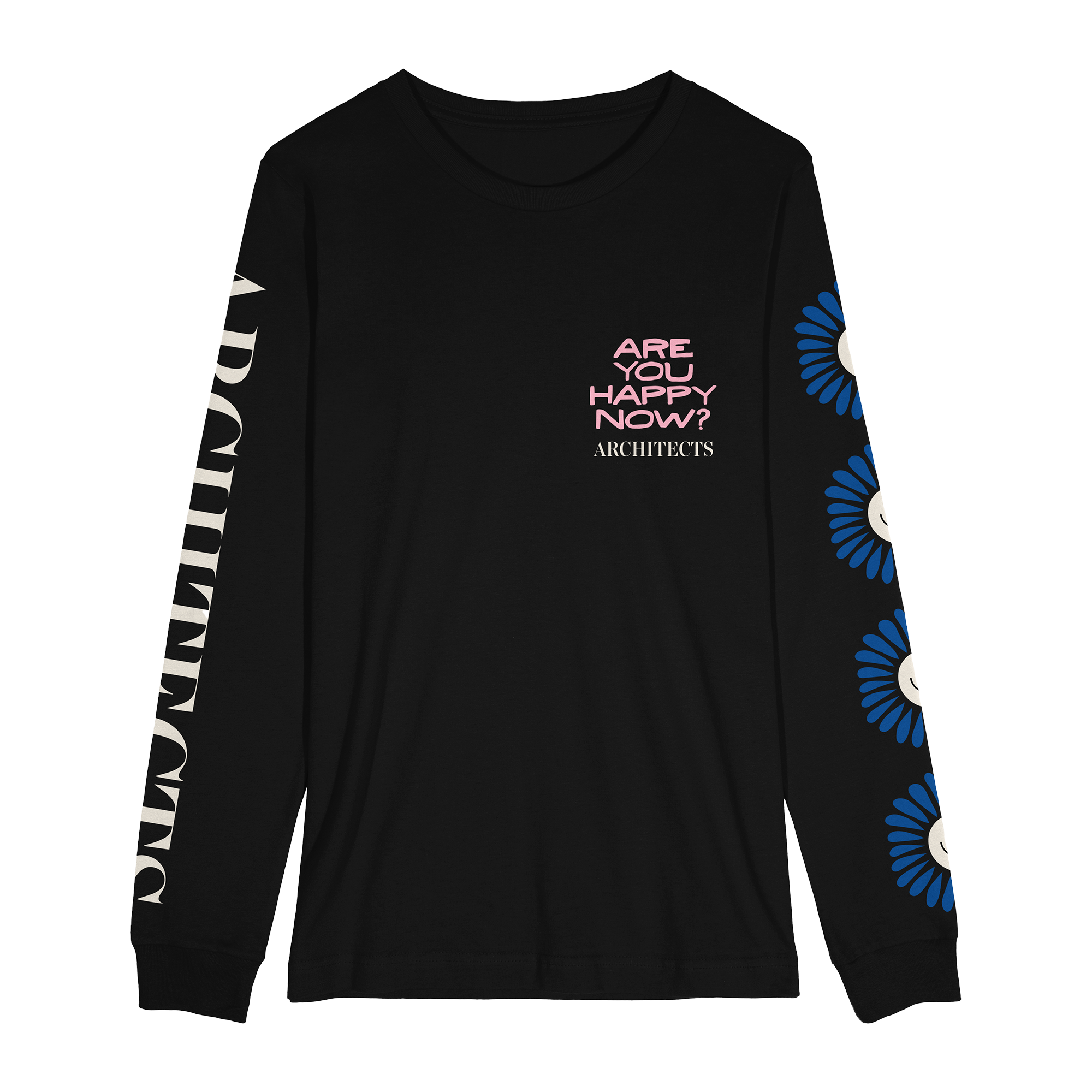 architects-are-you-happy-now-longsleeve-shirt-schwarz-baumwolle image 1