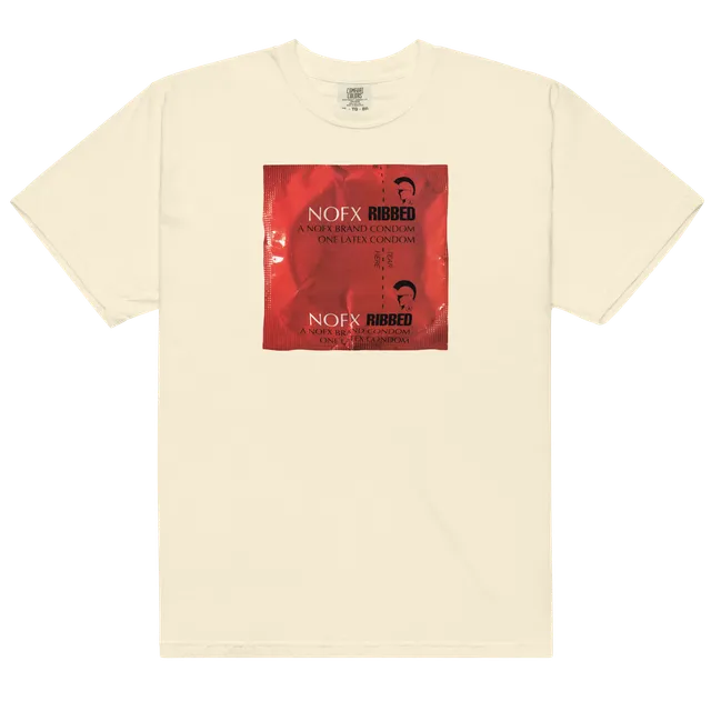 epitaph-ribbed-t-shirt-elfenbein-baumwolle image 1