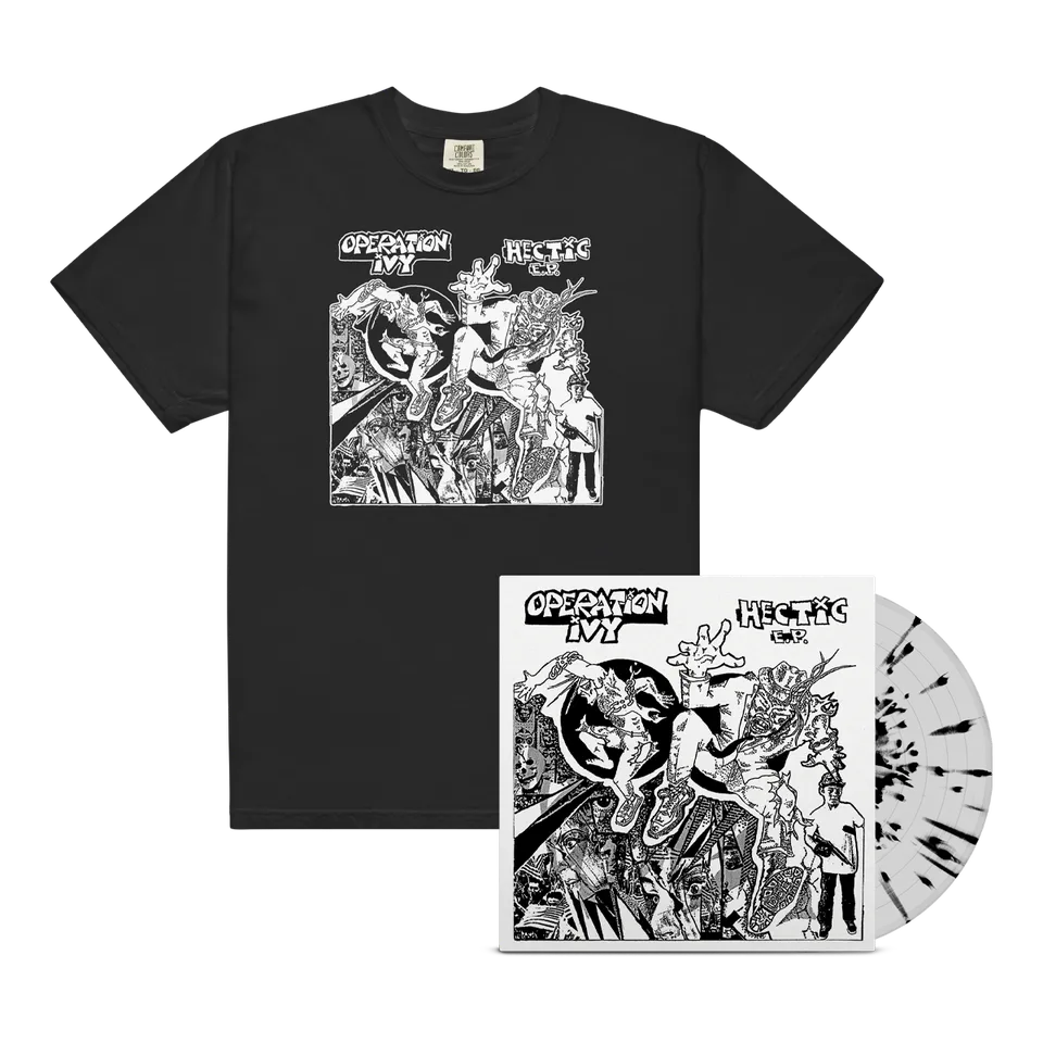 hectic-ep-12-clear-black-vinyl-t-shirt-bundle-schwarz image 1