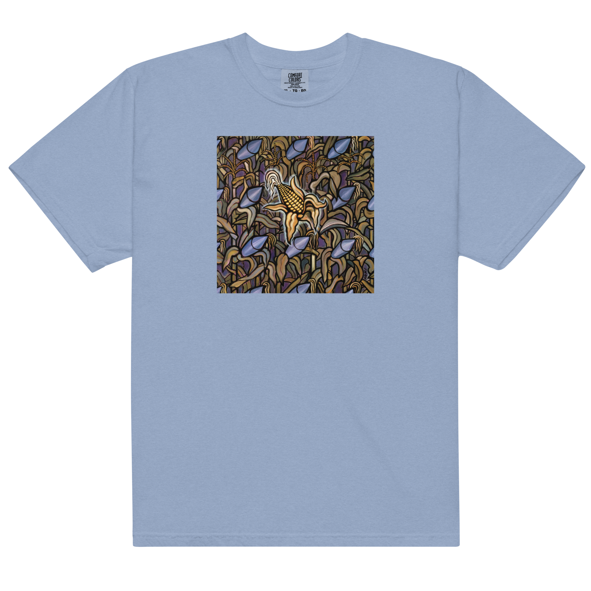 bad-religion-against-the-grain-t-shirt-blue-baumwolle image 1