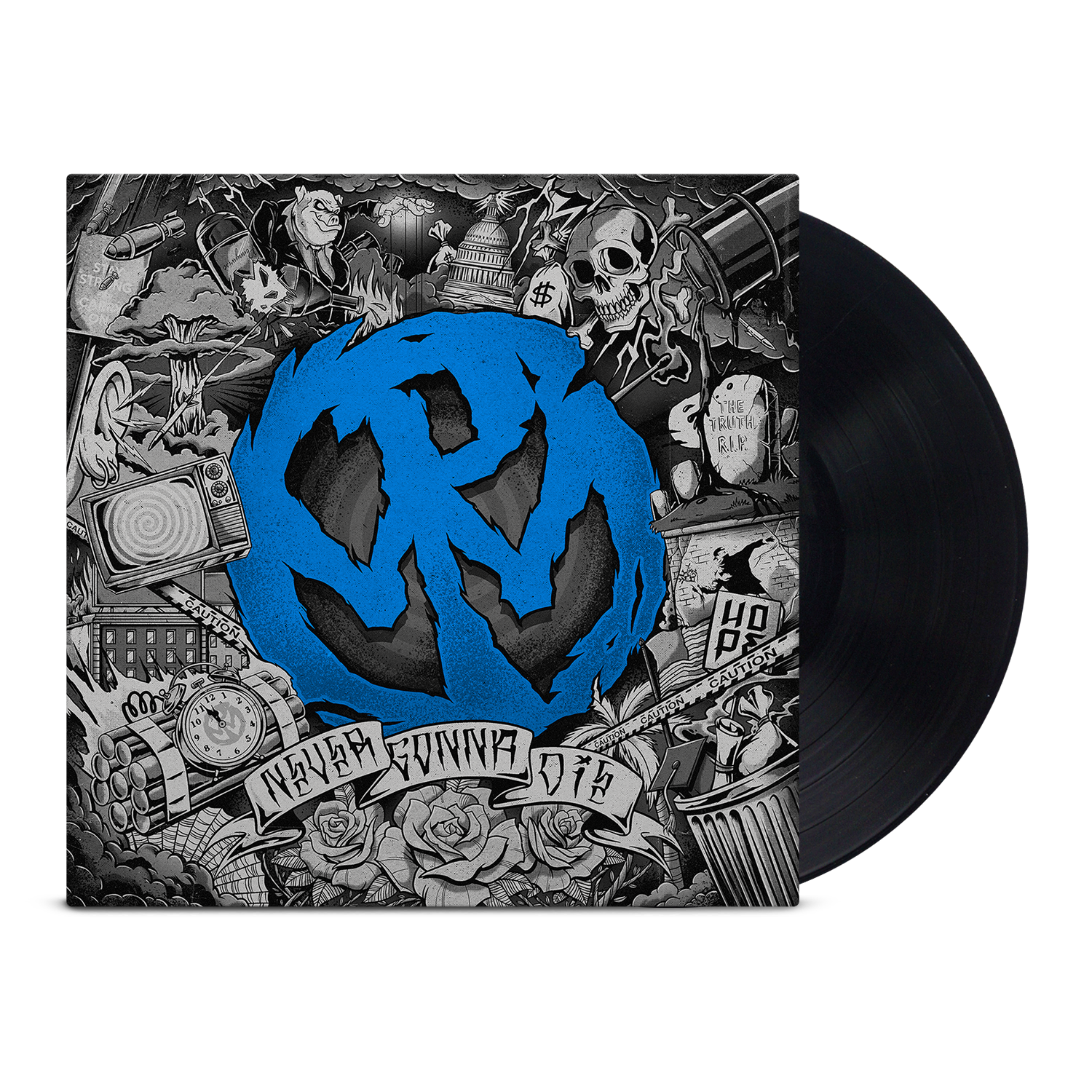 pennywise-never-gonna-die-lp-vinyl-schwarz-12-zoll image 1