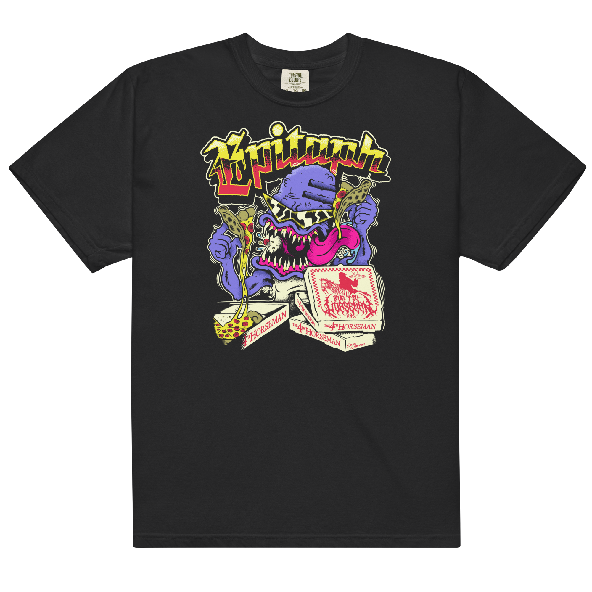 epitaph-records-eggbert-s-last-supper-t-shirt-schwarz-baumwolle image 1