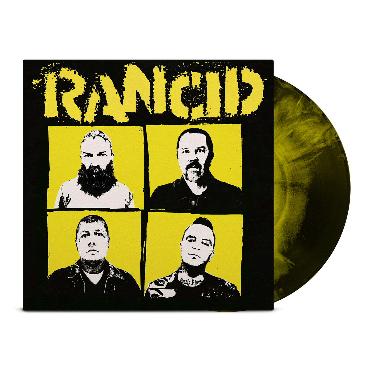 rancid-tomorrow-never-comes-lp-black-yellow-galaxy-vinyl image 1