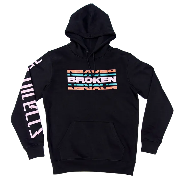 architects-broken-hoodie-kapuzenpullover-schwarz-unisex image 1