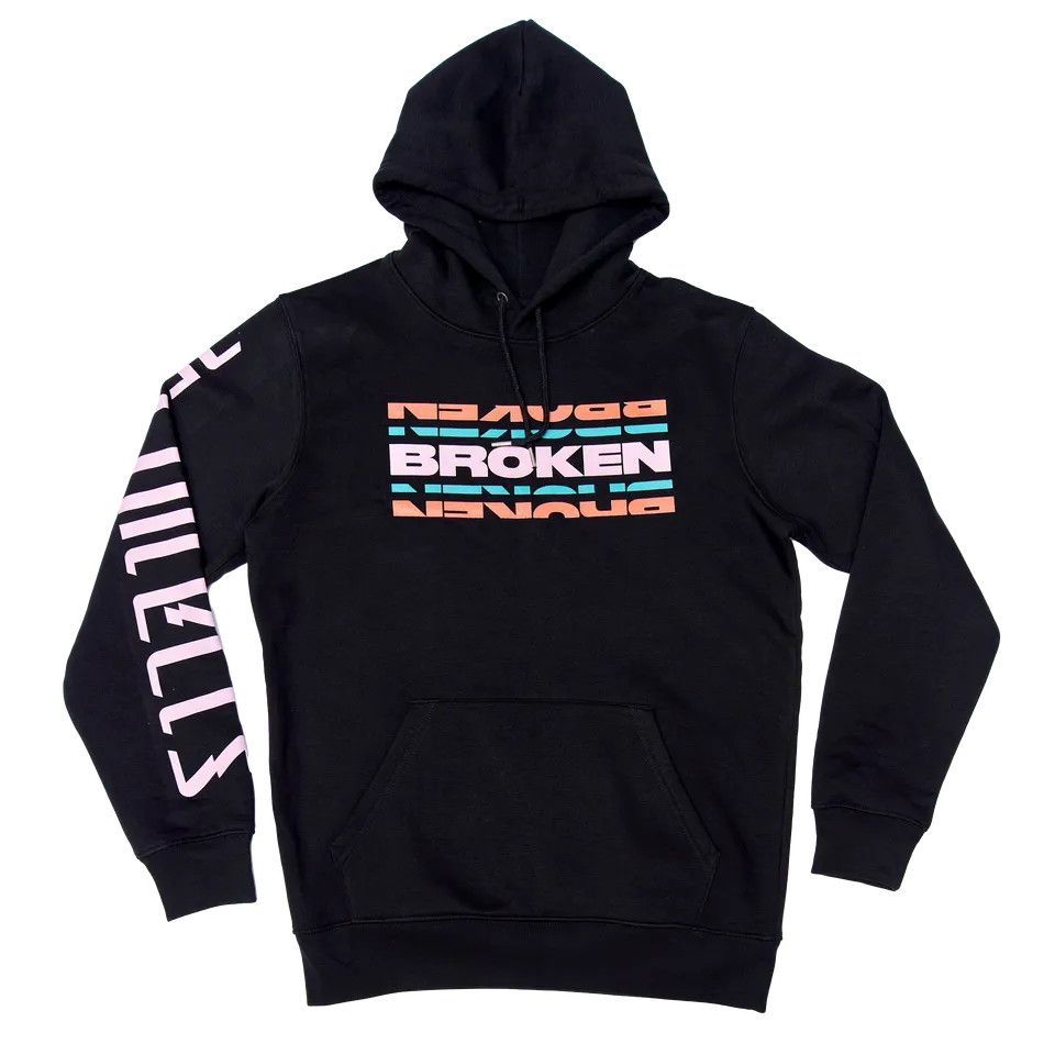 architects-broken-hoodie-kapuzenpullover-schwarz-unisex image 1
