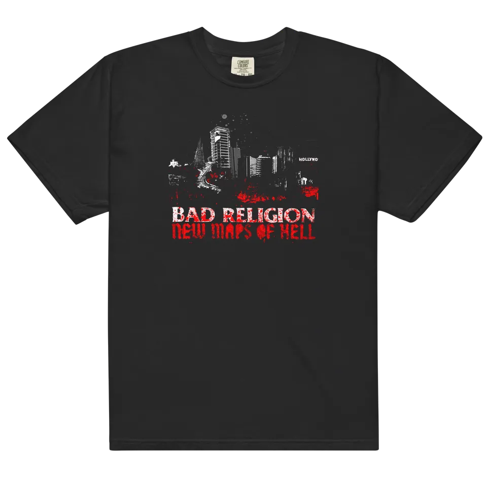 bad-religion-new-maps-of-hell-t-shirt-schwarz-baumwolle image 1