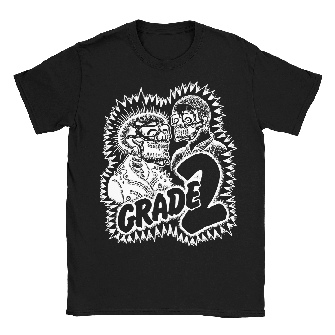 grade-2-skeletons-tee-t-shirt-schwarz-baumwolle image 1