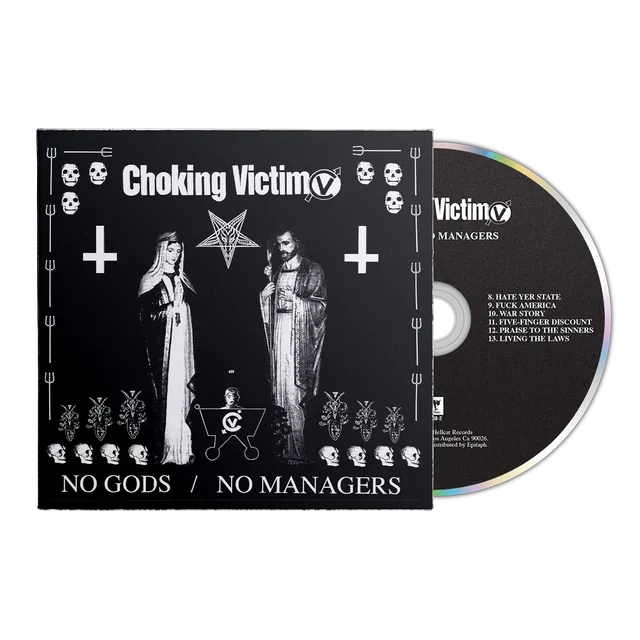 choking-victim-no-gods-no-managers-cd-album image 1