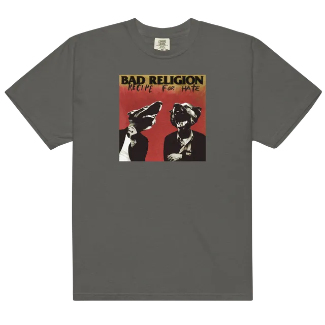 bad-religion-recipe-for-hate-t-shirt-dunkelgrau-baumwolle image 1