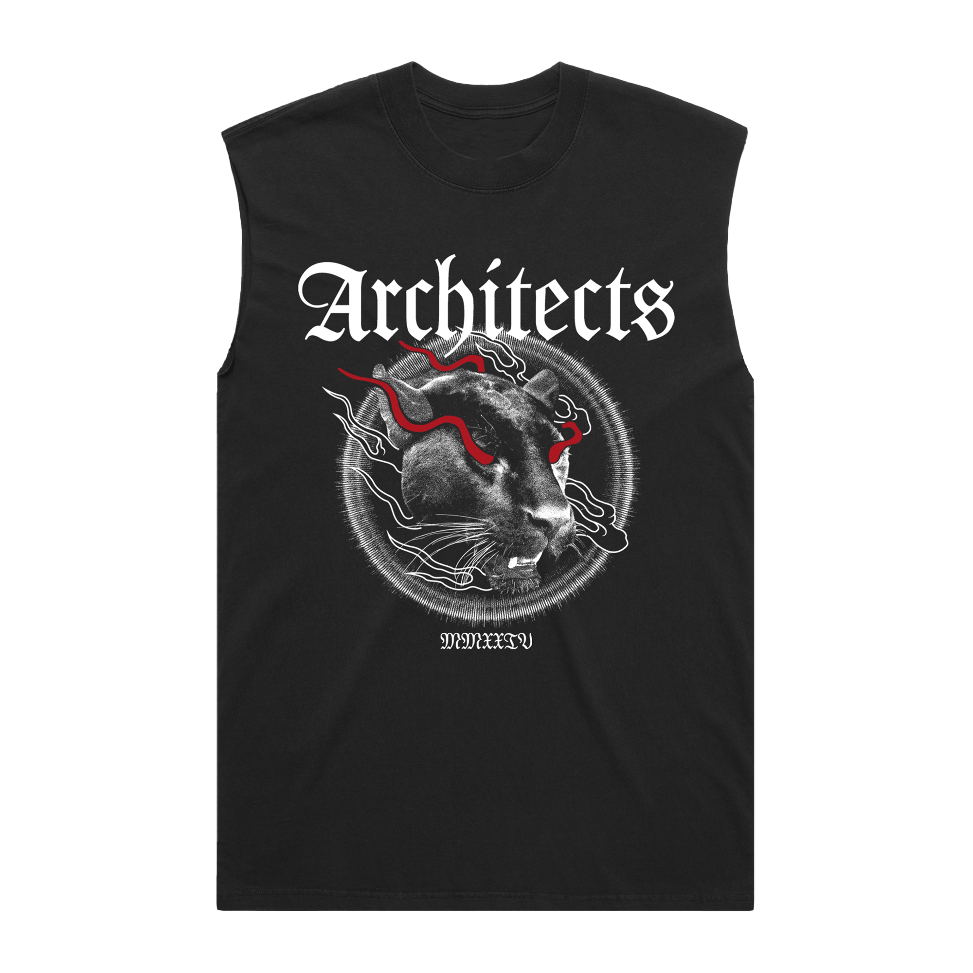 architects-panther-black-vest-schwarze-weste-baumwolle image 1
