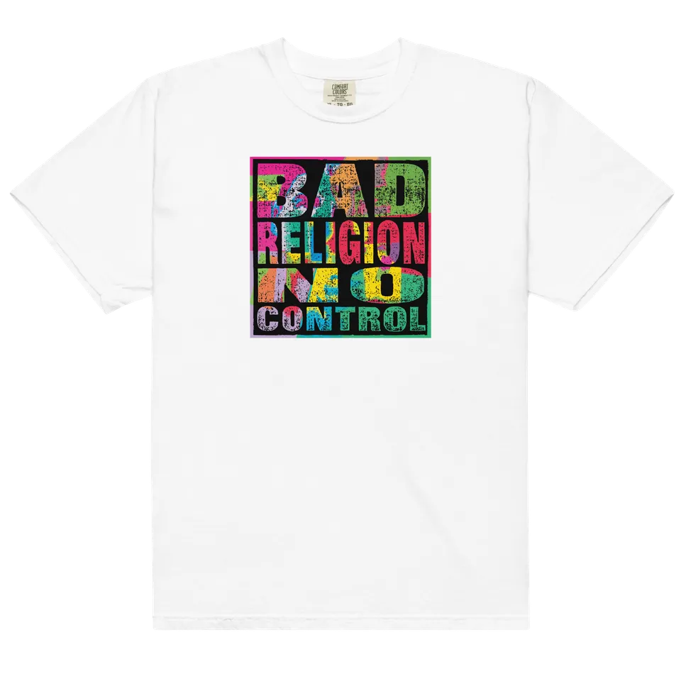 bad-religion-no-control-t-shirt-wei-baumwolle image 1