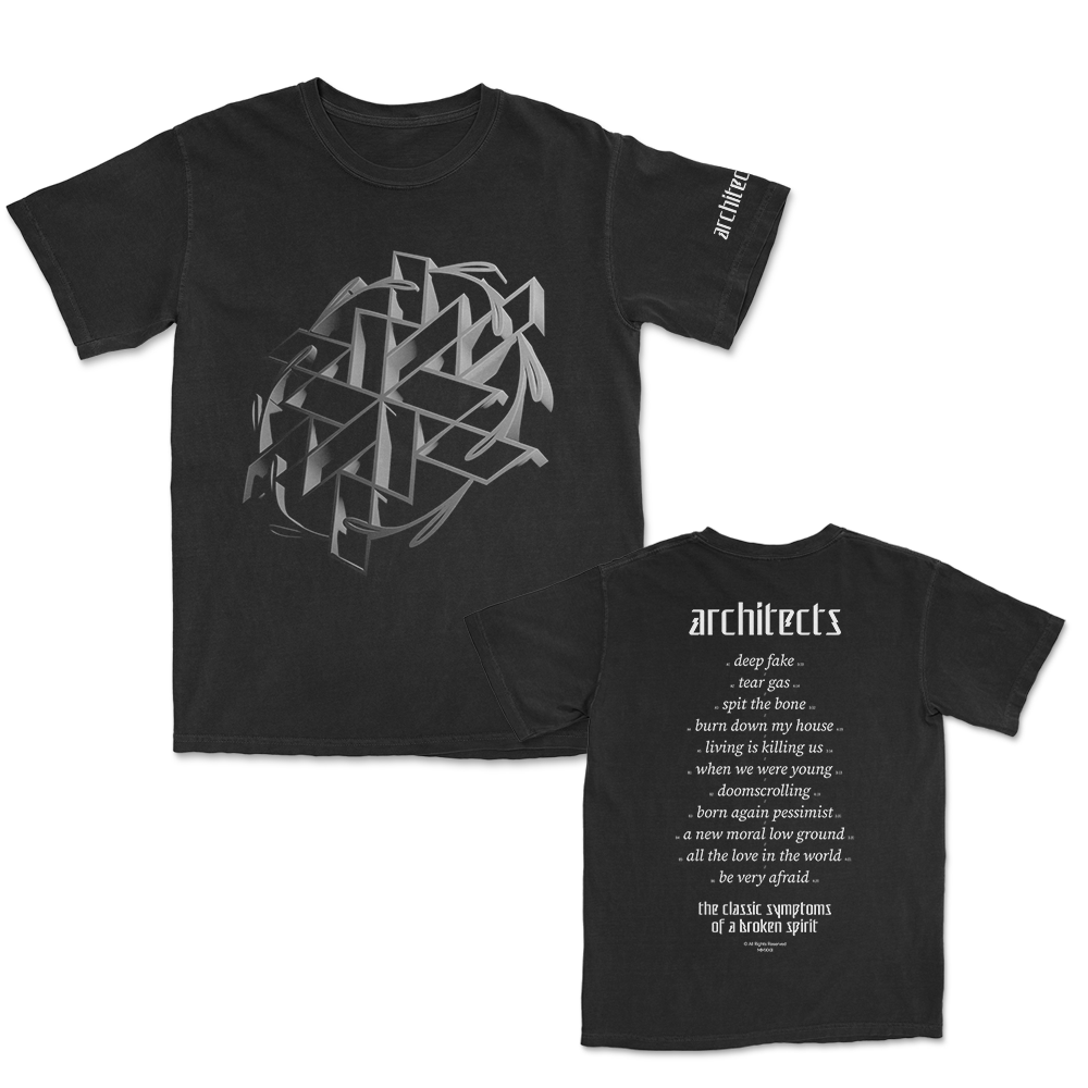 architects-classic-symptoms-t-shirt-schwarz-baumwolle image 1