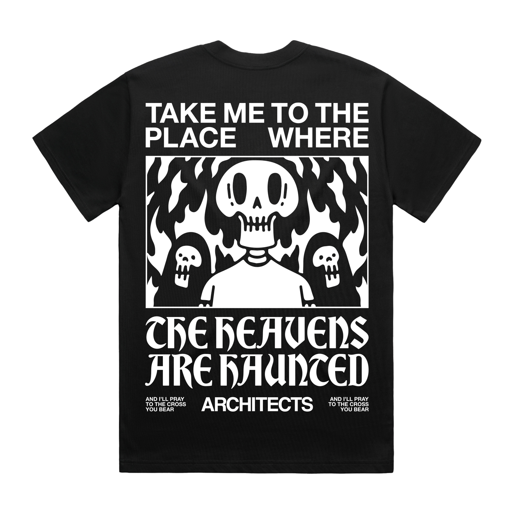 architects-broken-mirror-heavens-t-shirt-schwarz-baumwolle image 1