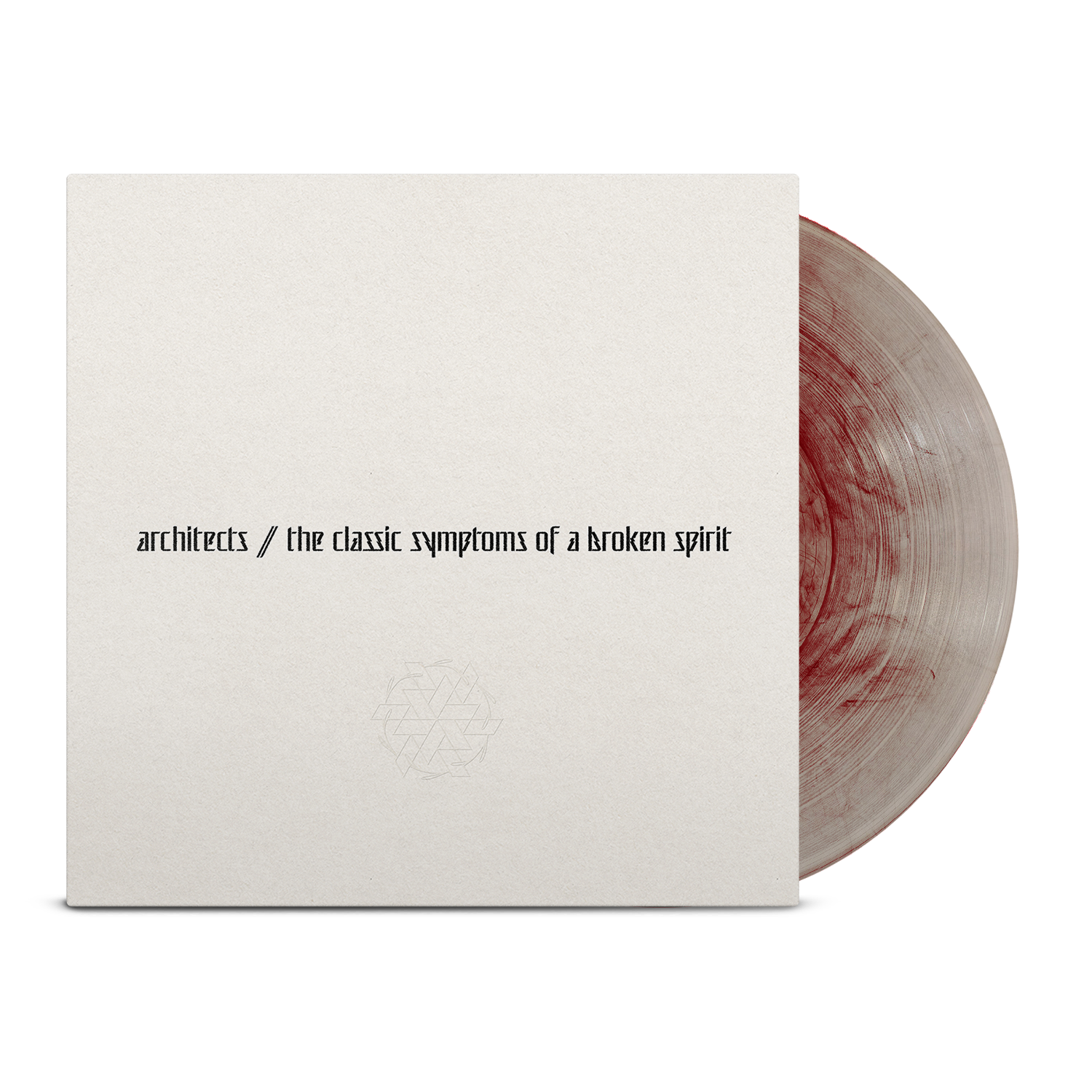 architects-classic-symptoms-broken-spirit-lp-clear-red-vinyl image 1