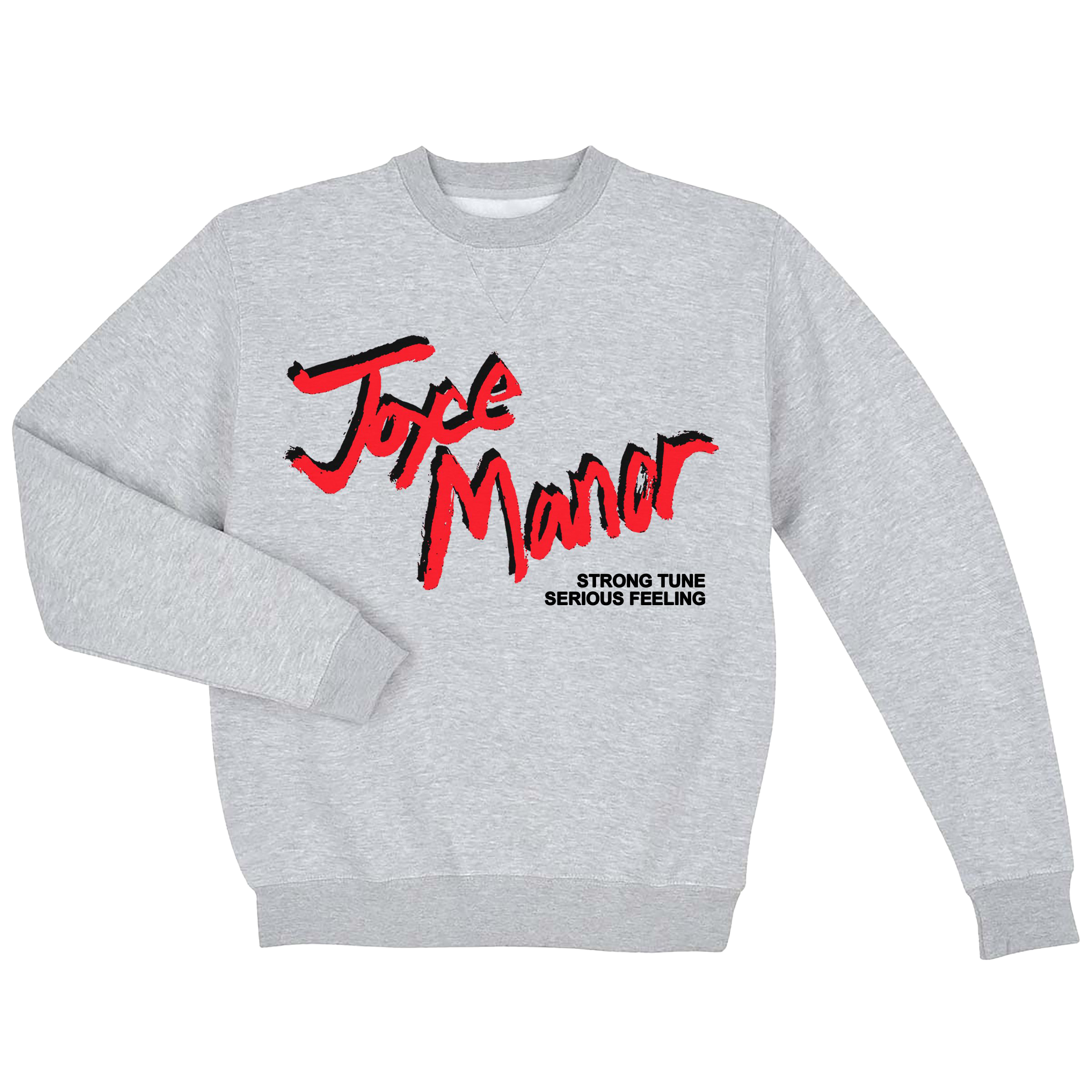 joyce-manor-slasher-crewneck-sweatshirt-grau-baumwollmix image 1