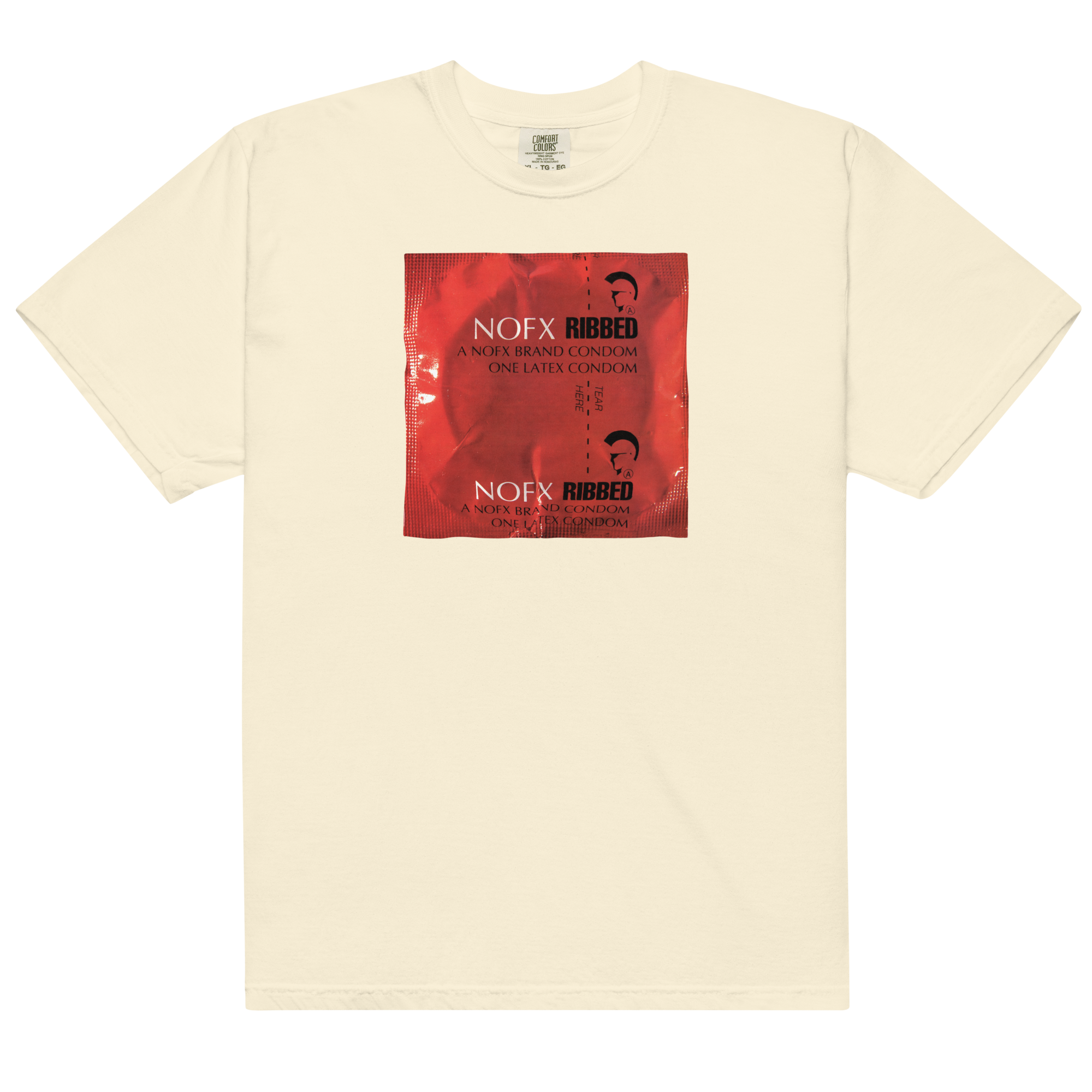 epitaph-ribbed-t-shirt-elfenbein-baumwolle image 1