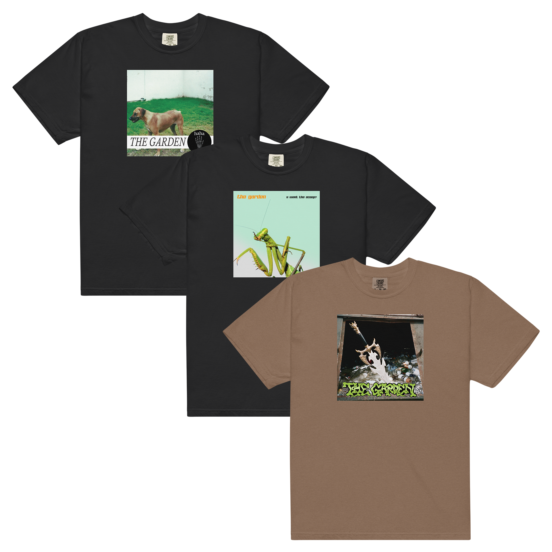 the-garden-t-shirt-bundle-3er-set-schwarz-braun-l image 1