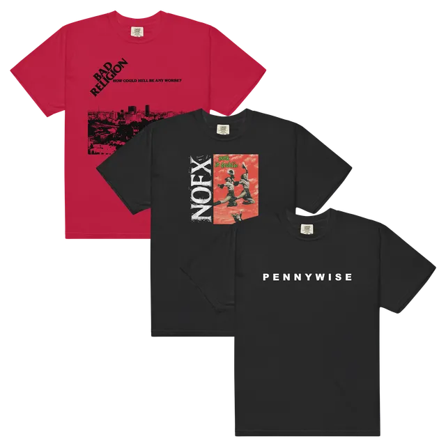bad-religion-nofx-pennywise-t-shirt-bundle-3er-set image 1