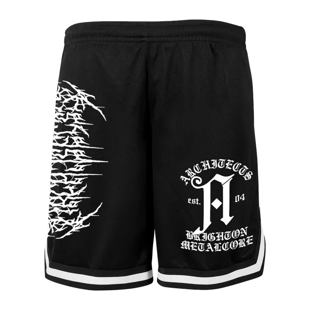 architects-black-metal-logo-mosh-shorts-schwarze-hose image 1