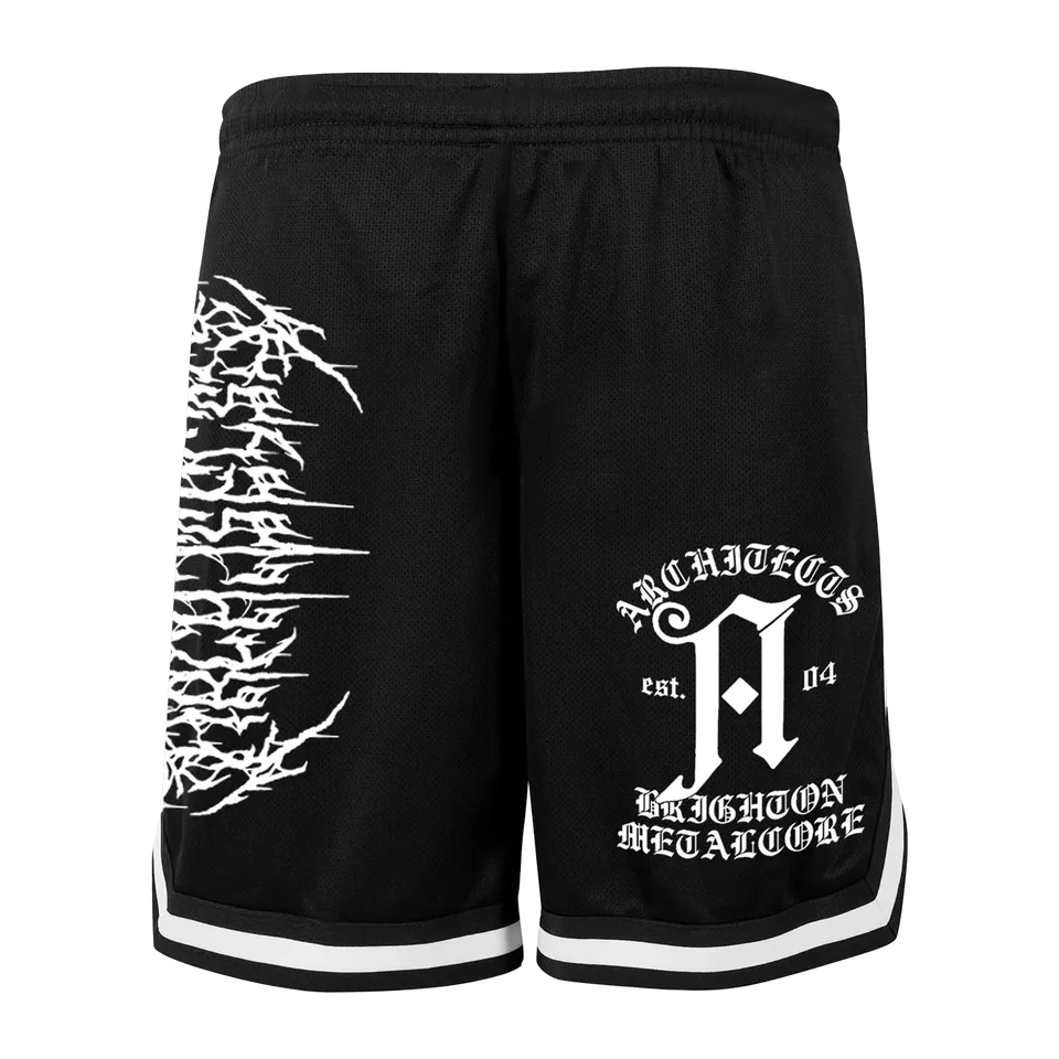 architects-black-metal-logo-mosh-shorts-schwarze-hose image 1