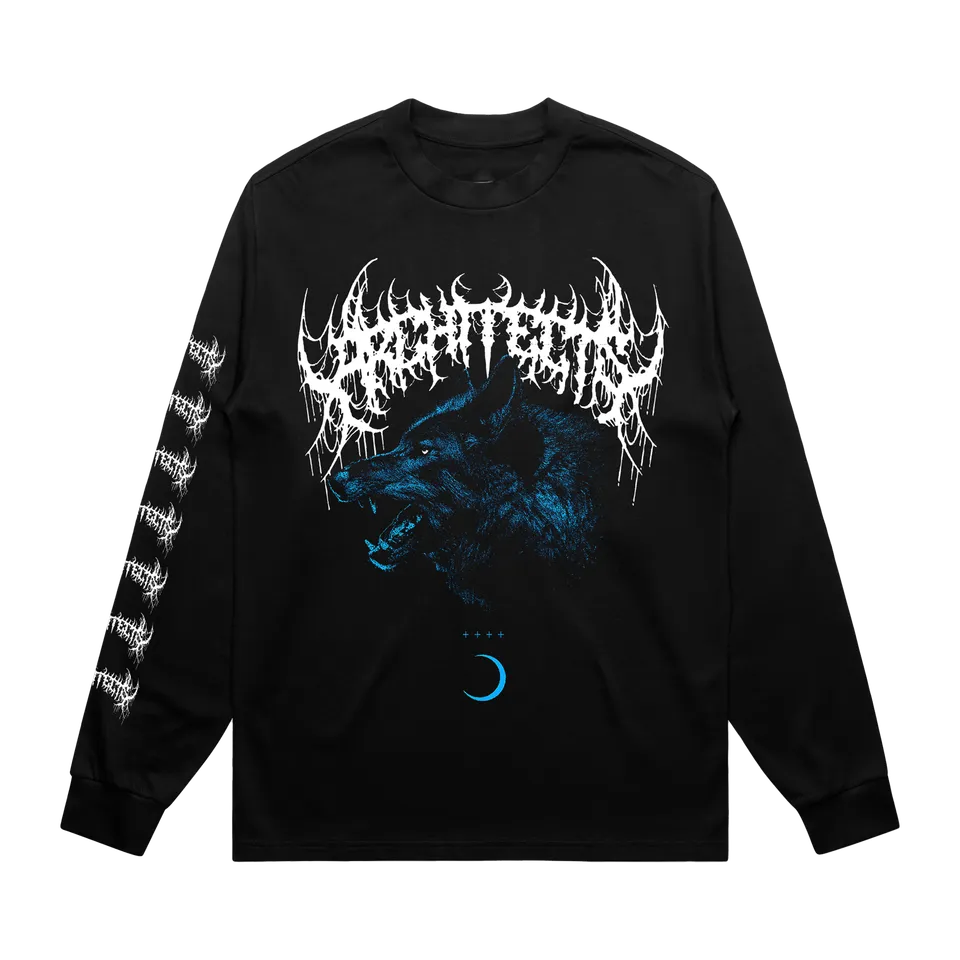 architects-wolf-longsleeve-schwarz-baumwolle-gr-e-l image 1