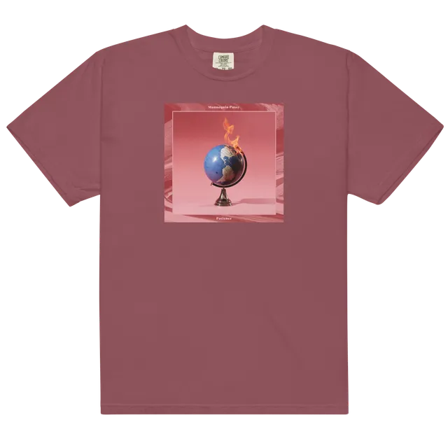 mannequin-pussy-patience-t-shirt-ziegelrot-baumwolle image 1